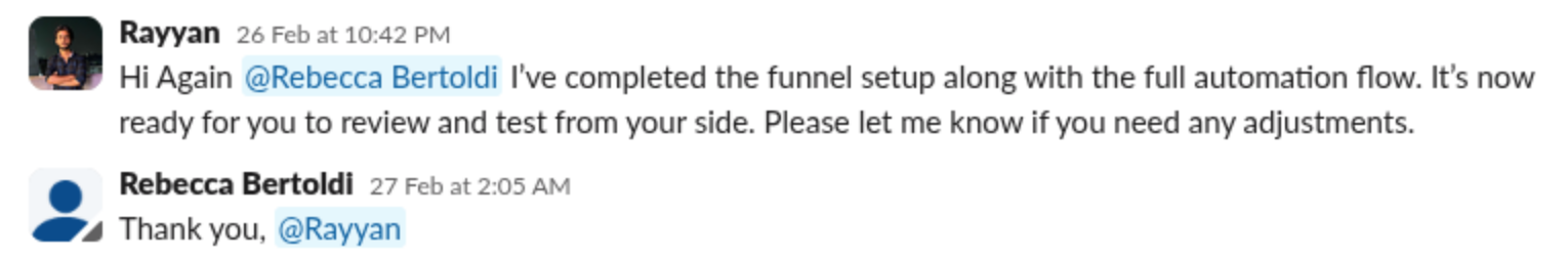 Funnel + full automation flow, delivered and ready to test